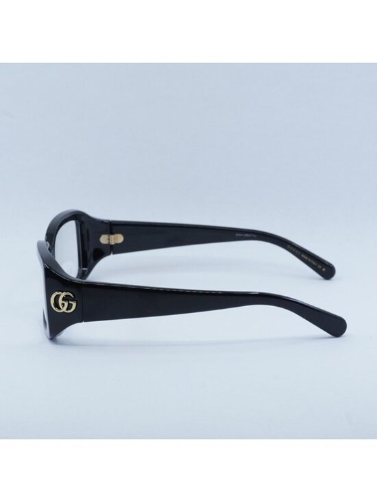 Gucci GG1406O 001 Eyeglasses Black 53mm Rectangle Frame main image 4